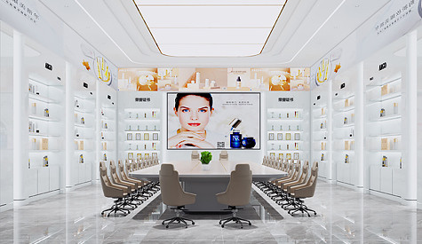 广州市奥鑫美塑胶办公室装修设计